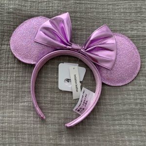 Lavender Sparkly Disney Minnie Mouse Ears